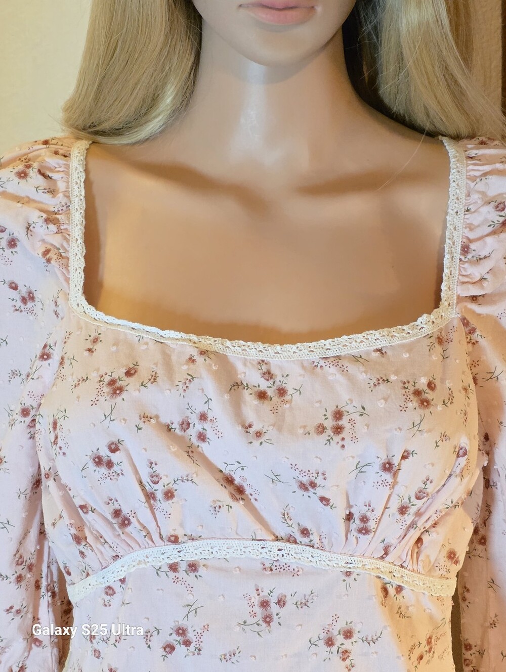 🌸 Lulus Lasting Bliss Pink Floral Ruffled Mini Dress M 🌸 - Picture 13 of 17